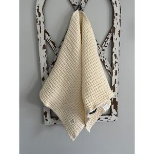 Ferm Living Organic Cotton Hand Towel Cream Colored